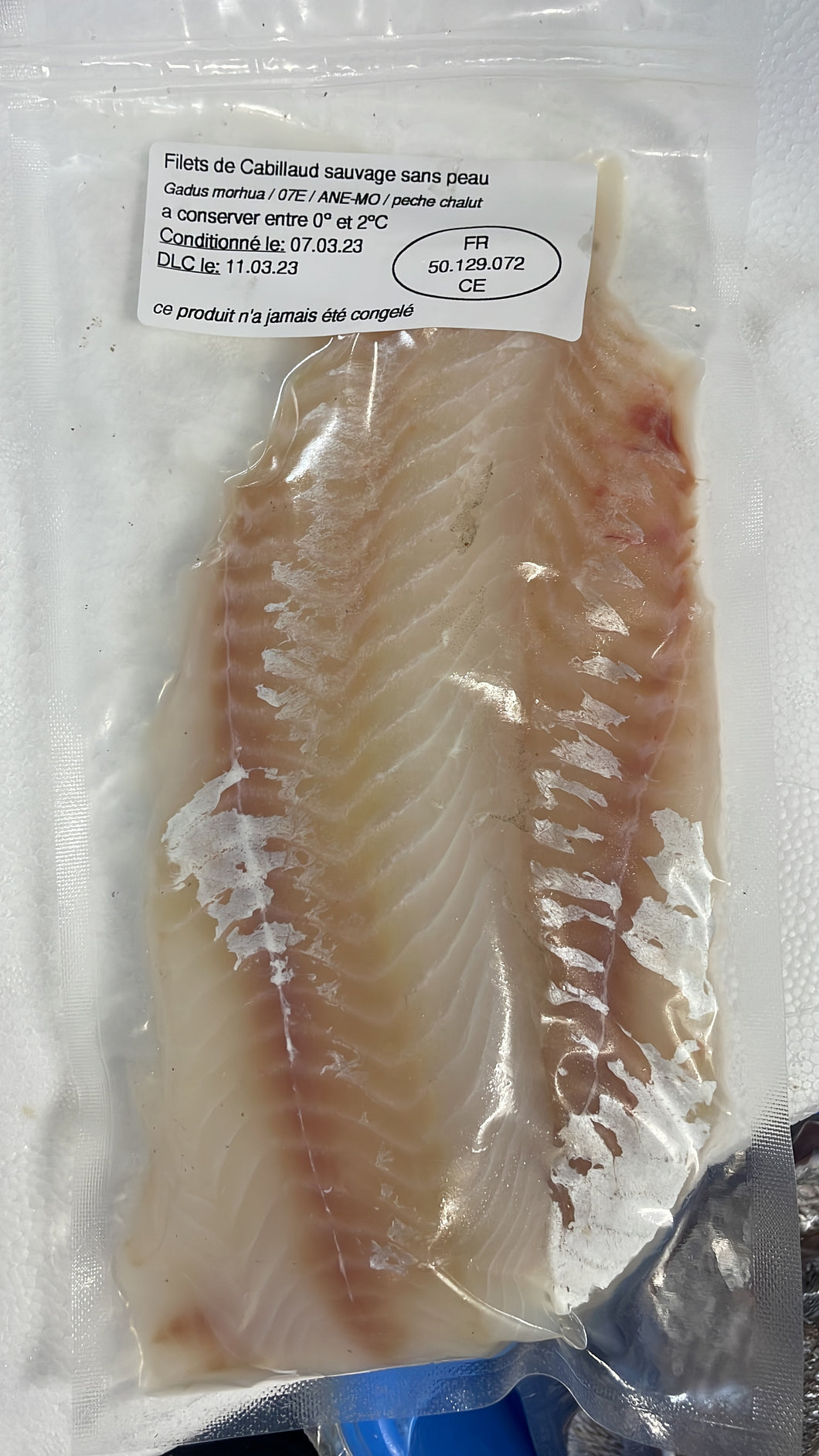 Filets/pavés de Cabillaud frais (350g)