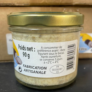 Rillettes de Lieu jaune à l'Andouille de vire (pot de 90g)