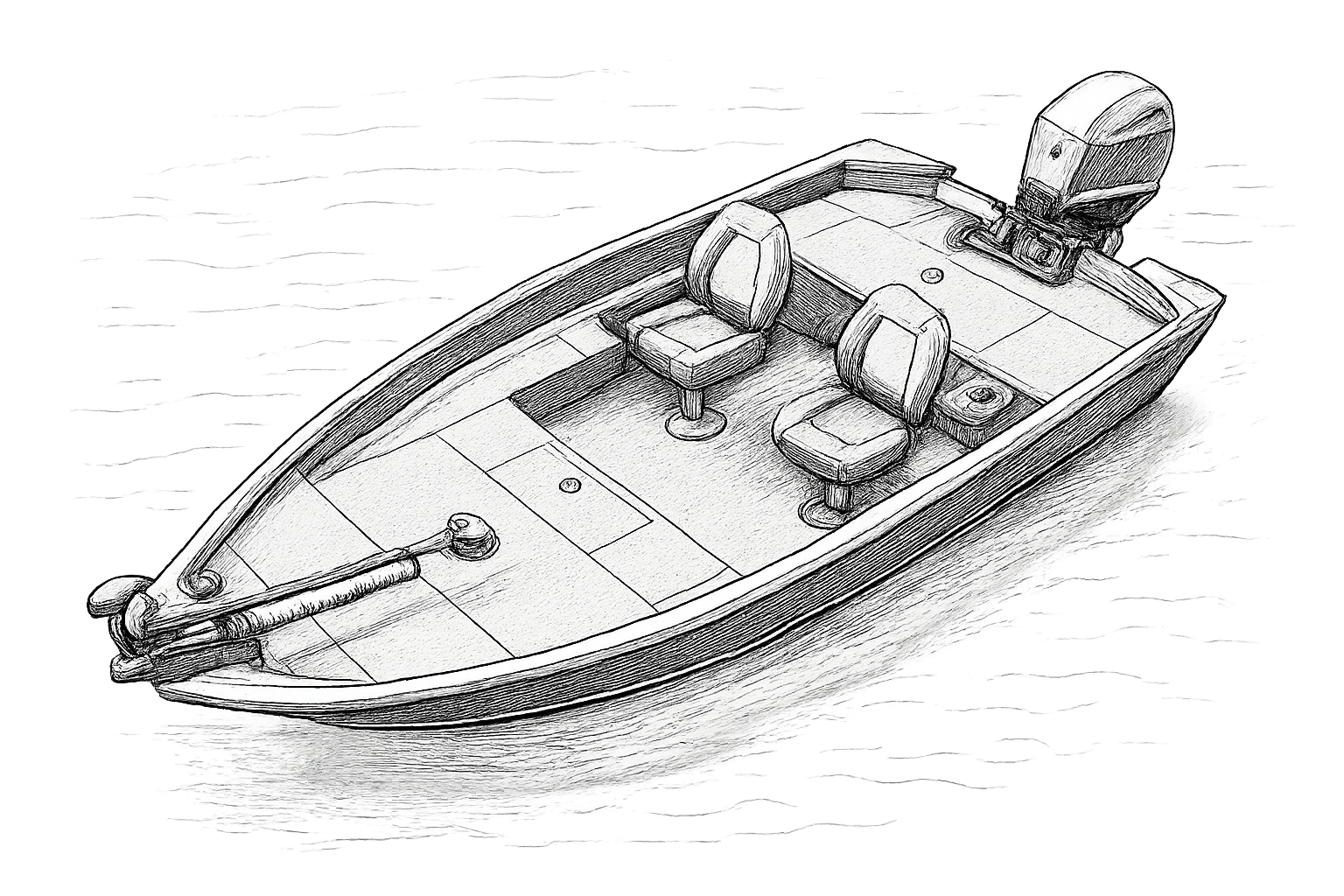 bateau peche carnassier