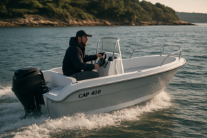 CAP 400 : Fiche technique, prix et avis sur le bateau robuste idéal pour la pêche et la balade