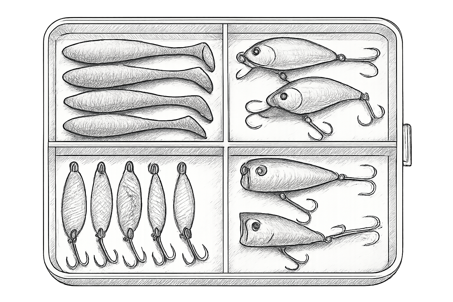 comparatif des leurres pour la pêche au carnassier