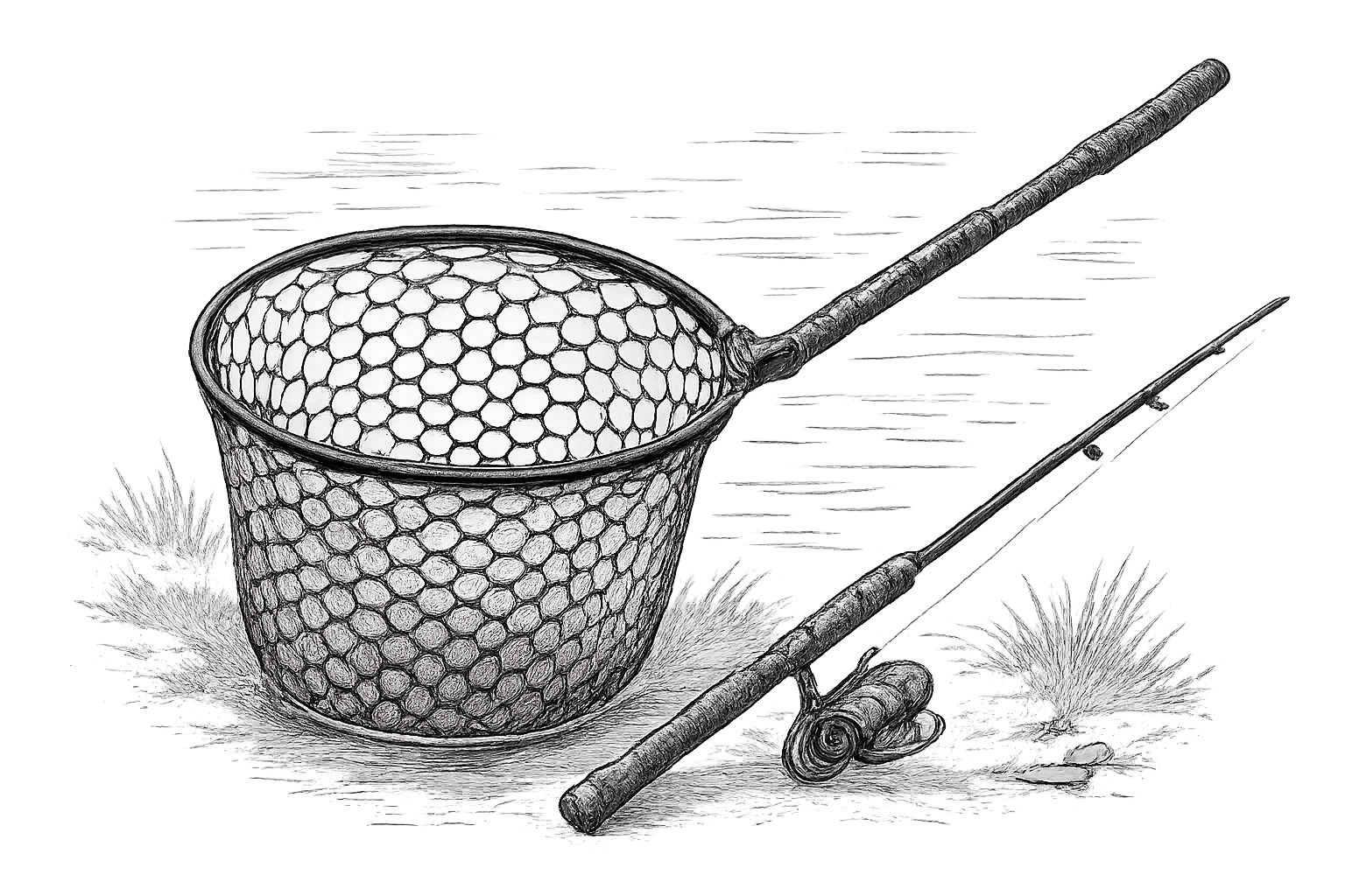 epuisette brochet