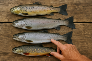 Espèces de truites : reconnaître et différencier la fario, l’arc‑en‑ciel, la truite de mer et les autres variétés
