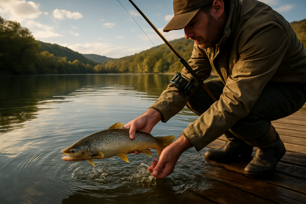 Pêche à la truite payante dans l’Aude : les meilleurs lacs et plans d’eau avec lâchers de truites
