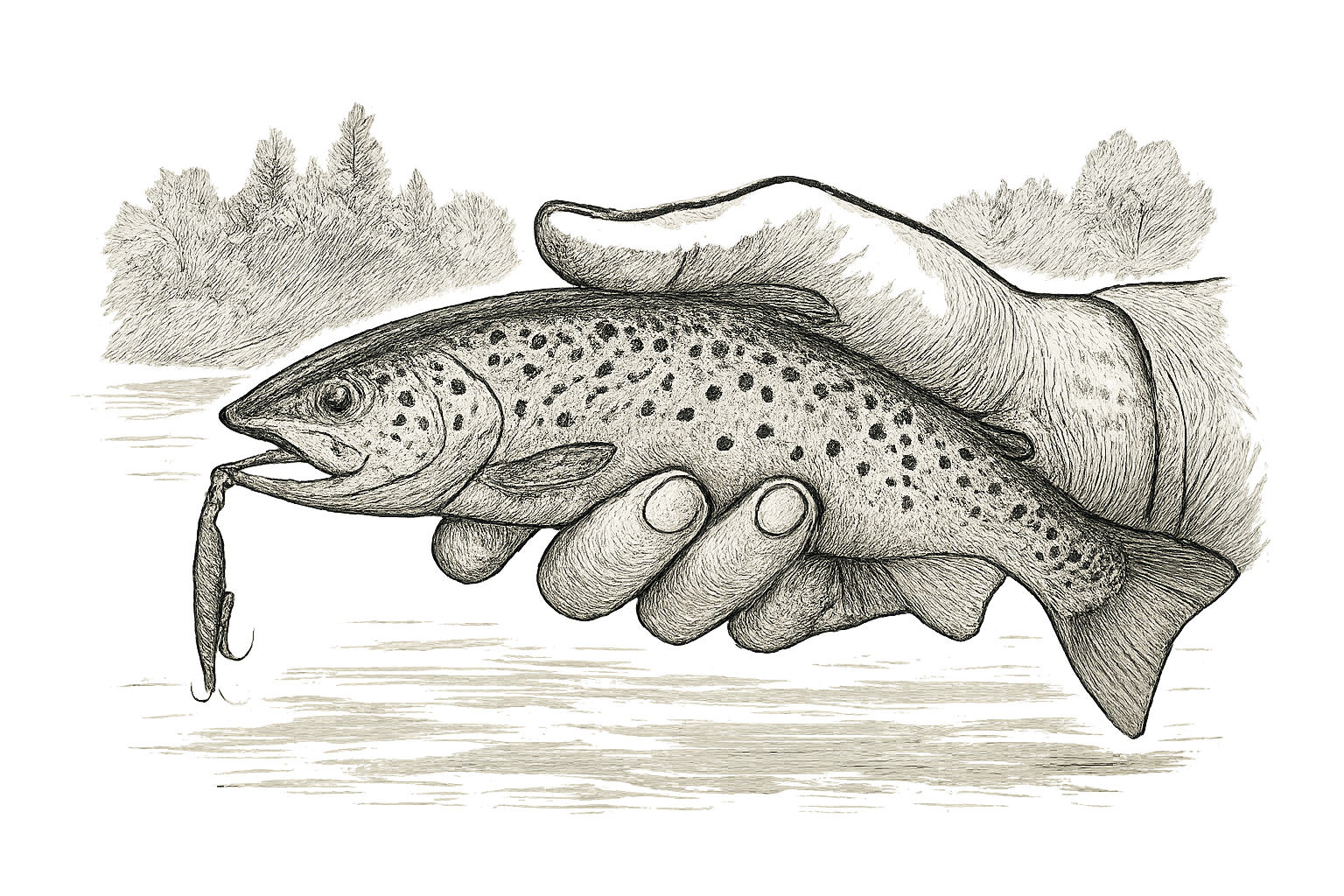 peche truite aux leurres