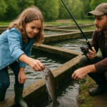 Pisciculture pêche truite : où et comment pêcher la truite en famille sans permis ?