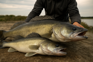 Sandre record du monde : le duel entre le champion officiel IGFA de 11,48 kg et le monstre français de 18,42 kg non homologué