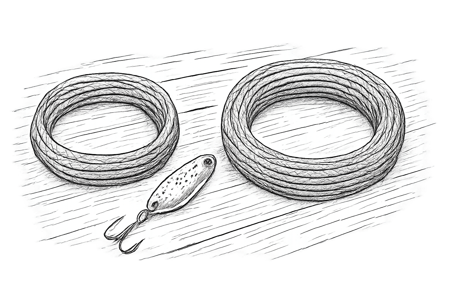 tresse pour la truite